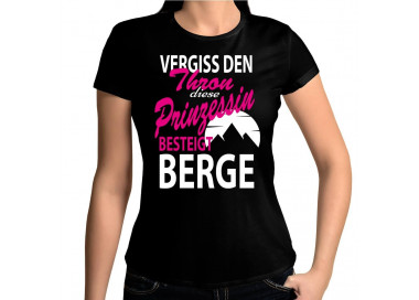 Vergiss den Thron die Prinzessin besteigt Berge T-Shirt Hoodie Sport & Freizeit 18,90 €