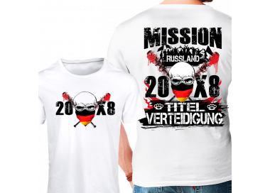 Mission Titelverteidigung Russland 2018 Front Back WM Shirts 21,90 €