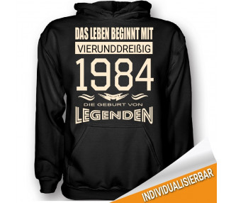 Das Leben beginnt mit...Geburtstag T-Shirt Hoodie Geburtstag 18,90 €