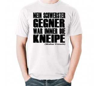 Mein stärkster Gegner Kneipe Fussball Kult T-Shirt Sport & Freizeit 18,90 €