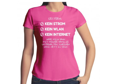 Stromausfall kein wlan T-Shirt Hoodie Party, Fun & Urlaub 18,90 €