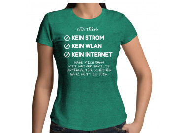 Stromausfall kein wlan T-Shirt Hoodie Party, Fun & Urlaub 18,90 €