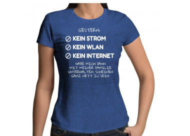 Stromausfall kein wlan T-Shirt Hoodie Party, Fun & Urlaub 18,90 €