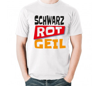 Schwarz Rot Geil Fanshirt Deutschland T-Shirt WM Shirts 18,90 €