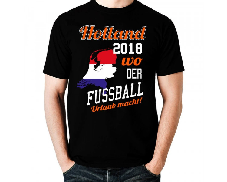 Holland 2018 wo der Fussball Urlaub macht T-Shirt Sport & Freizeit 18,90 €