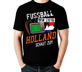 Fussball WM 2018 Holland schaut zu Funshirt T-Shirt Sport & Freizeit 18,90 €