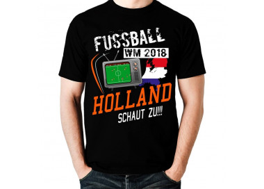 Fussball WM 2018 Holland schaut zu Funshirt T-Shirt Sport & Freizeit 18,90 €