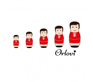 Serbien Orlovi Serbia Matrjoschkas Worldcup T-Shirt WM Shirts 18,90 €