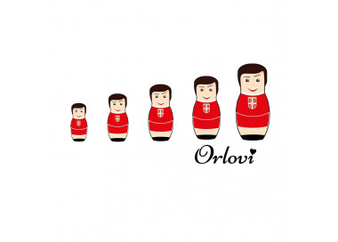 Serbien Orlovi Serbia Matrjoschkas Worldcup T-Shirt WM Shirts 18,90 €