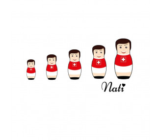 Schweiz Nati Matrjoschkas Worldcup T-Shirt WM Shirts 18,90 €