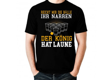 Beer Pong / BIER BONG König hat Laune FEIERN T-Shirt Hoodie Party, Fun & Urlaub 18,90 €