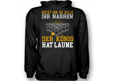 Beer Pong / BIER BONG König hat Laune FEIERN T-Shirt Hoodie Party, Fun & Urlaub 18,90 €