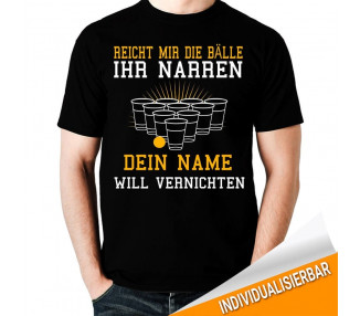 Beer Pong / BIER BONG Dein Name FEIERN T-Shirt Hoodie Party, Fun & Urlaub 18,90 €