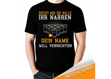 Beer Pong / BIER BONG Dein Name FEIERN T-Shirt Hoodie Party, Fun & Urlaub 18,90 €