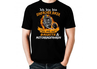 Ich mag Motorradfahren und Brüste T-Shirt Hoodie Sport & Freizeit 18,90 €