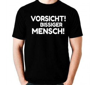 Vorsicht bissiger Mensch T-Shirt Hoodie Party, Fun & Urlaub 18,90 €