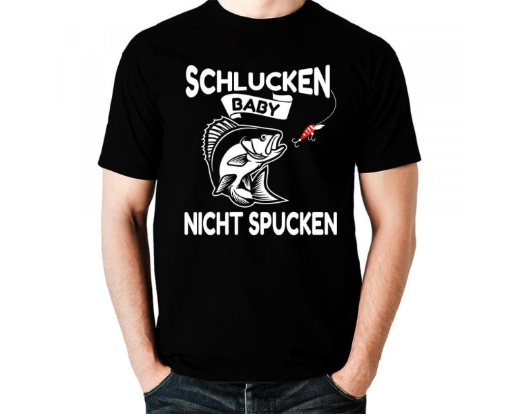 Schlucken Baby nicht Spucken Raubfisch T-Shirt Hoodie Sport & Freizeit 18,90 €