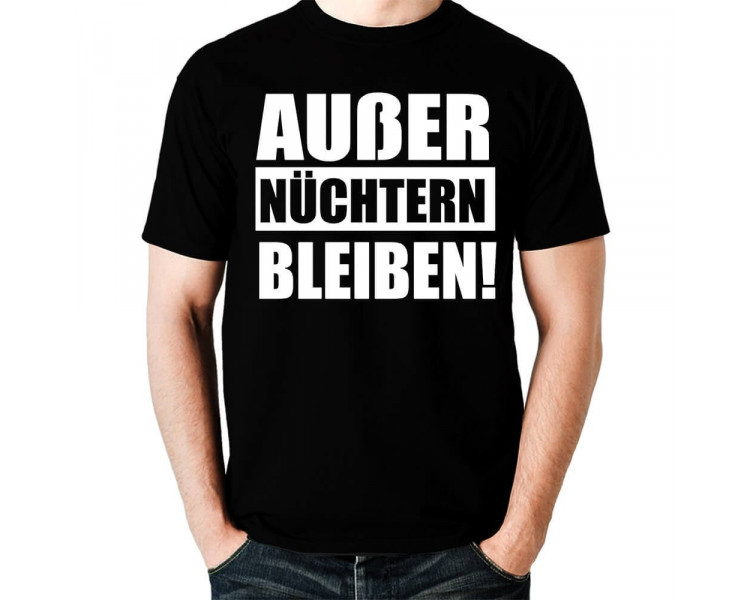 Außer nüchtern bleiben ALKOHOL Fettes T-Shirt Paar-Shirts 15,00 €