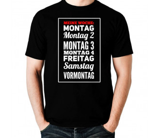 Meine Woche Fun T-Shirt Hoodie Schule, Studium & Beruf 18,90 €