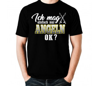 Ich mag einfach nur Angeln, Ok? T-Shirt Hoodie Sport & Freizeit 18,90 €