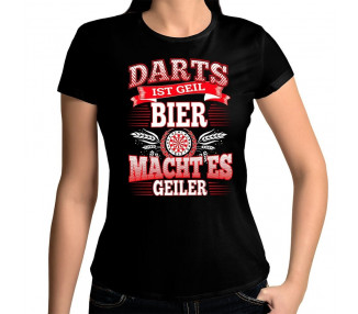Darts ist geil - Bier macht es geiler T-Shirt Hoodie Sport & Freizeit 18,90 €