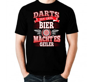 Darts ist geil - Bier macht es geiler T-Shirt Hoodie Sport & Freizeit 18,90 €