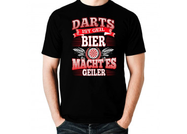 Darts ist geil - Bier macht es geiler T-Shirt Hoodie Sport & Freizeit 18,90 €