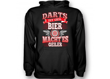 Darts ist geil - Bier macht es geiler T-Shirt Hoodie Sport & Freizeit 18,90 €