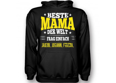 Beste Mama Frag einfach....T-Shirt Hoodie Baby & Familie  18,90 €
