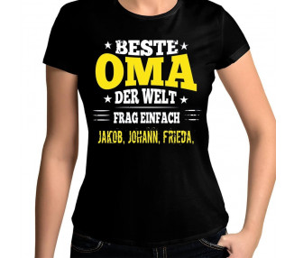 Beste Oma der Welt Frag einfach....T-Shirt Hoodie Baby & Familie  18,90 €