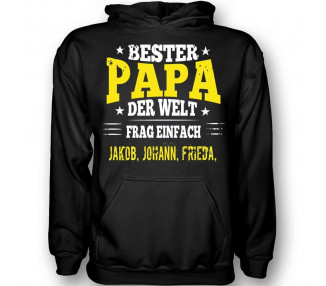 Bester Papa der Welt -Frag einfach T-Shirt Hoodie Baby & Familie  18,90 €