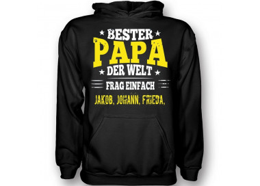 Bester Papa der Welt -Frag einfach T-Shirt Hoodie Baby & Familie  18,90 €