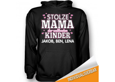 Stolze Mama der weltbesten Kinder... T-Shirt Hoodie Baby & Familie  18,90 €