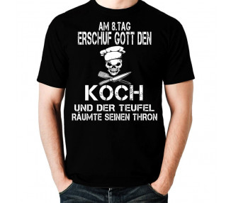 Am 8. Tag erschuf Gott den Koch T-Shirt Hoodie Schule, Studium & Beruf 18,90 €