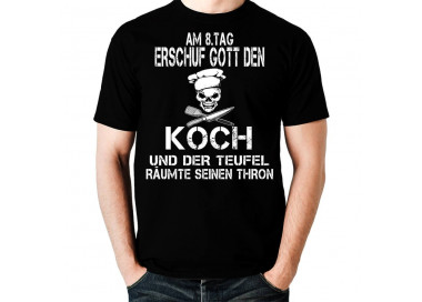 Am 8. Tag erschuf Gott den Koch T-Shirt Hoodie Schule, Studium & Beruf 18,90 €