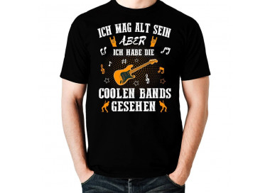Ich mag alt sein - aber coole Bands erlebt T-Shirt Hoodie Party, Fun & Urlaub 18,90 €
