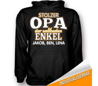 stolzer Opa der weltbesten Enkel... T-Shirt Hoodie Baby & Familie  18,90 €