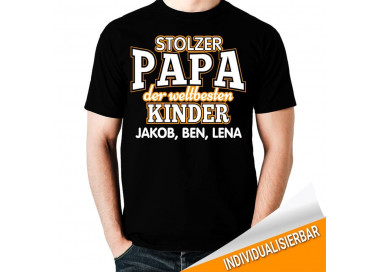 stolzer Papa der weltbesten Kinder... T-Shirt Hoodie Baby & Familie  18,90 €