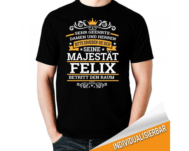 Seine Majestät..deine Name...betritt den Raum T-Shirt Hoodie Geburtstag 18,90 €