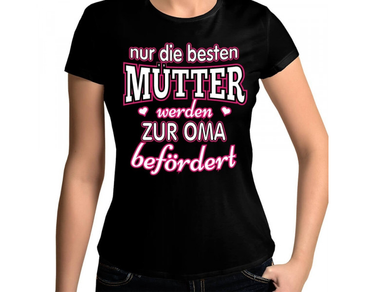 Nur die besten Mütter werden zur Oma befördert T-Shirt Hoodie Baby & Familie  30,90 €
