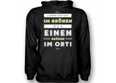 Lieber ein Ort in Grünen T-Shirt Hoodie Party, Fun & Urlaub 18,90 €