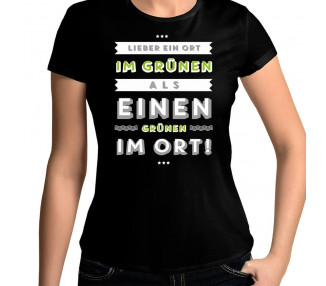 Lieber ein Ort in Grünen T-Shirt Hoodie Party, Fun & Urlaub 18,90 €