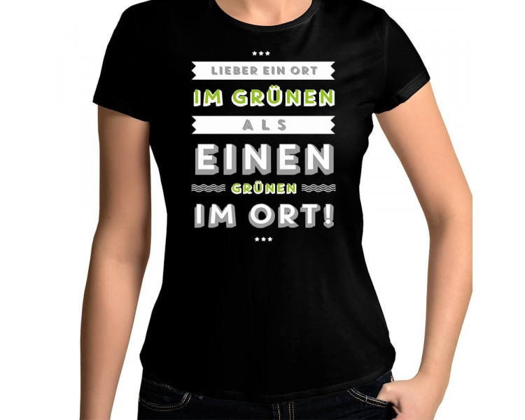 Lieber ein Ort in Grünen T-Shirt Hoodie Party, Fun & Urlaub 18,90 €