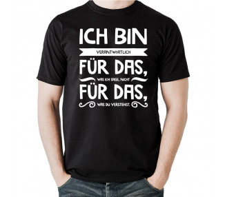 Verantwortlich für das was ich sage T-Shirt Hoodie Party, Fun & Urlaub 18,90 €