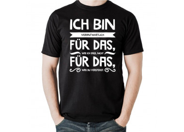 Verantwortlich für das was ich sage T-Shirt Hoodie Party, Fun & Urlaub 18,90 €