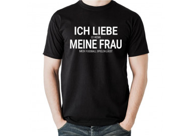 Ich liebe meine Frau Fussball T-Shirt Hoodie Sport & Freizeit 18,90 €