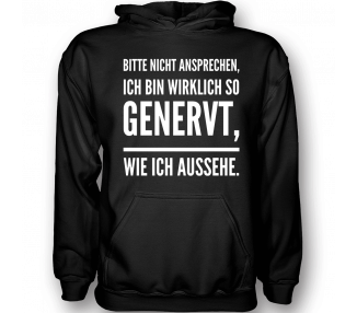 Bitte nicht ansprechen genervt T-Shirt Hoodie Party, Fun & Urlaub 18,90 €