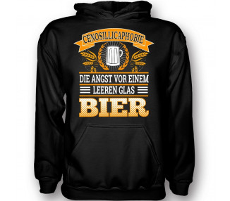 Cenosillicaphobie Angst leeren Glas Bier T-Shirt Hoodie Party, Fun & Urlaub 18,90 €