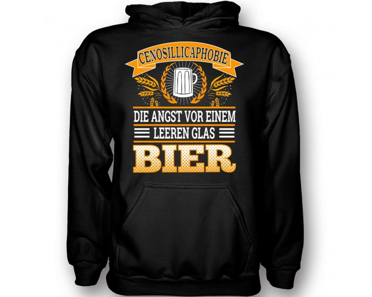 Cenosillicaphobie Angst leeren Glas Bier T-Shirt Hoodie Party, Fun & Urlaub 18,90 €