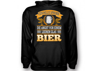 Cenosillicaphobie Angst leeren Glas Bier T-Shirt Hoodie Party, Fun & Urlaub 18,90 €